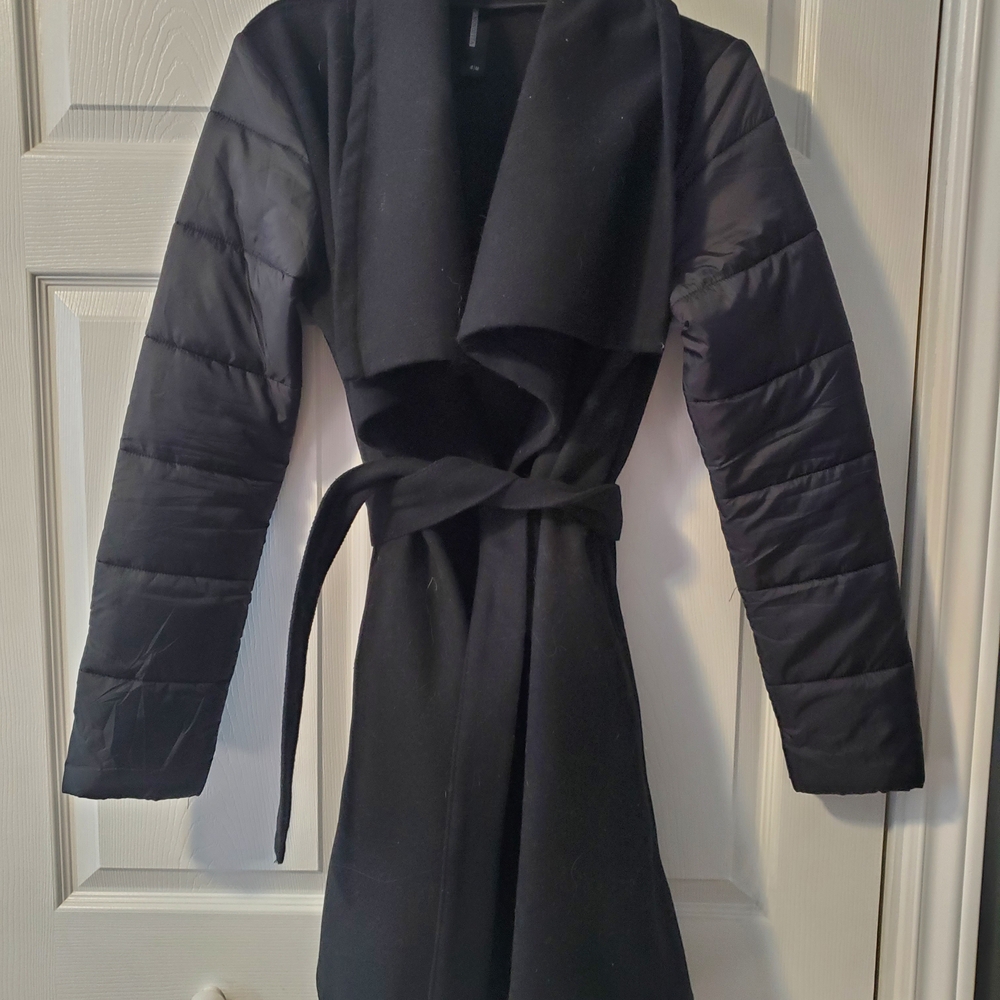 Mondetta Black Trench Coat